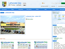 Tablet Screenshot of listy.letnany.cz